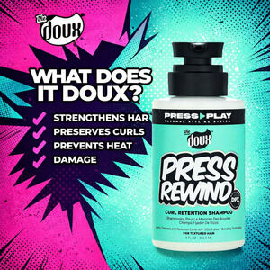 The Doux Press Rewind Curl Retention Shampoo 8 oz